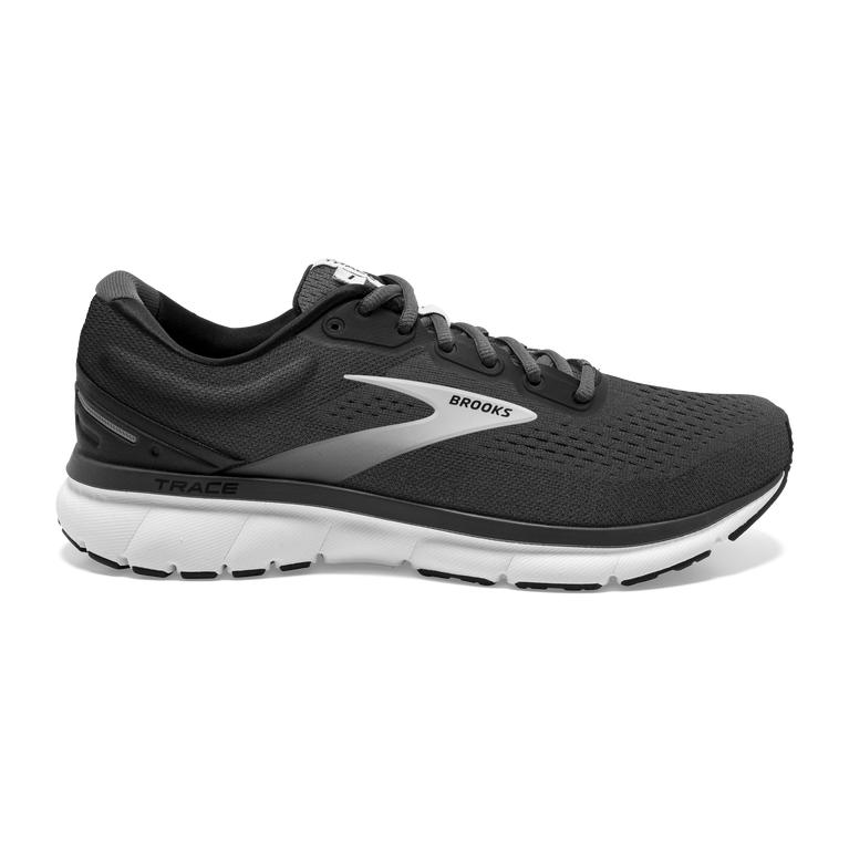 Brooks Men's Trace Adaptive Road Running Shoes - Black/Blackened Pearl/Grey (RGFE37156)